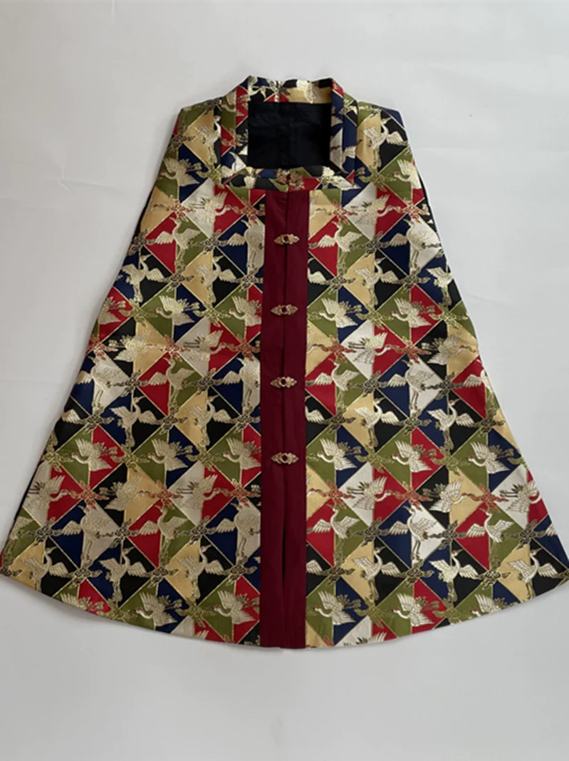 Shui Tan 水田 Paddy Fields Late Ming Fangling Square Collar Bijia Vest - Image 7