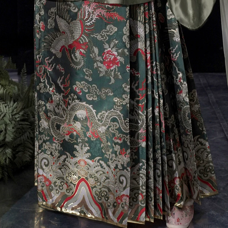Silk Dreams 绸梦如愿 Ming Dynasty Plus Size Fanling Ao Jacket Mamian Skirt Aoqun Set - Image 11