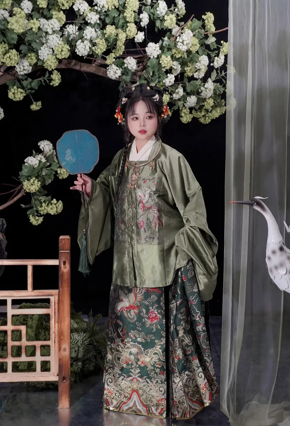 Silk Dreams 绸梦如愿 Ming Dynasty Plus Size Fanling Ao Jacket Mamian Skirt Aoqun Set - Image 5