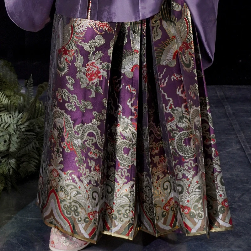 Silk Dreams 绸梦如愿 Ming Dynasty Plus Size Fanling Ao Jacket Mamian Skirt Aoqun Set - Image 9