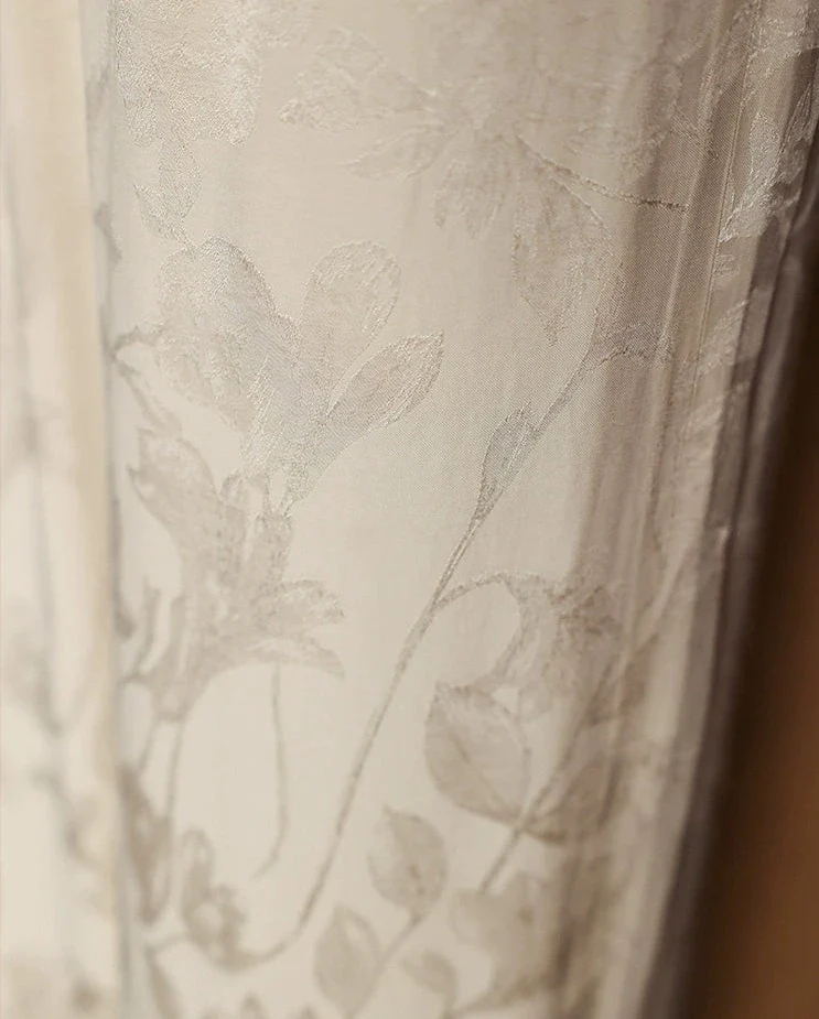 Spring Leisure 春閑 Embroidered Satin Jacquard Qipao Modesty Pants - Image 7