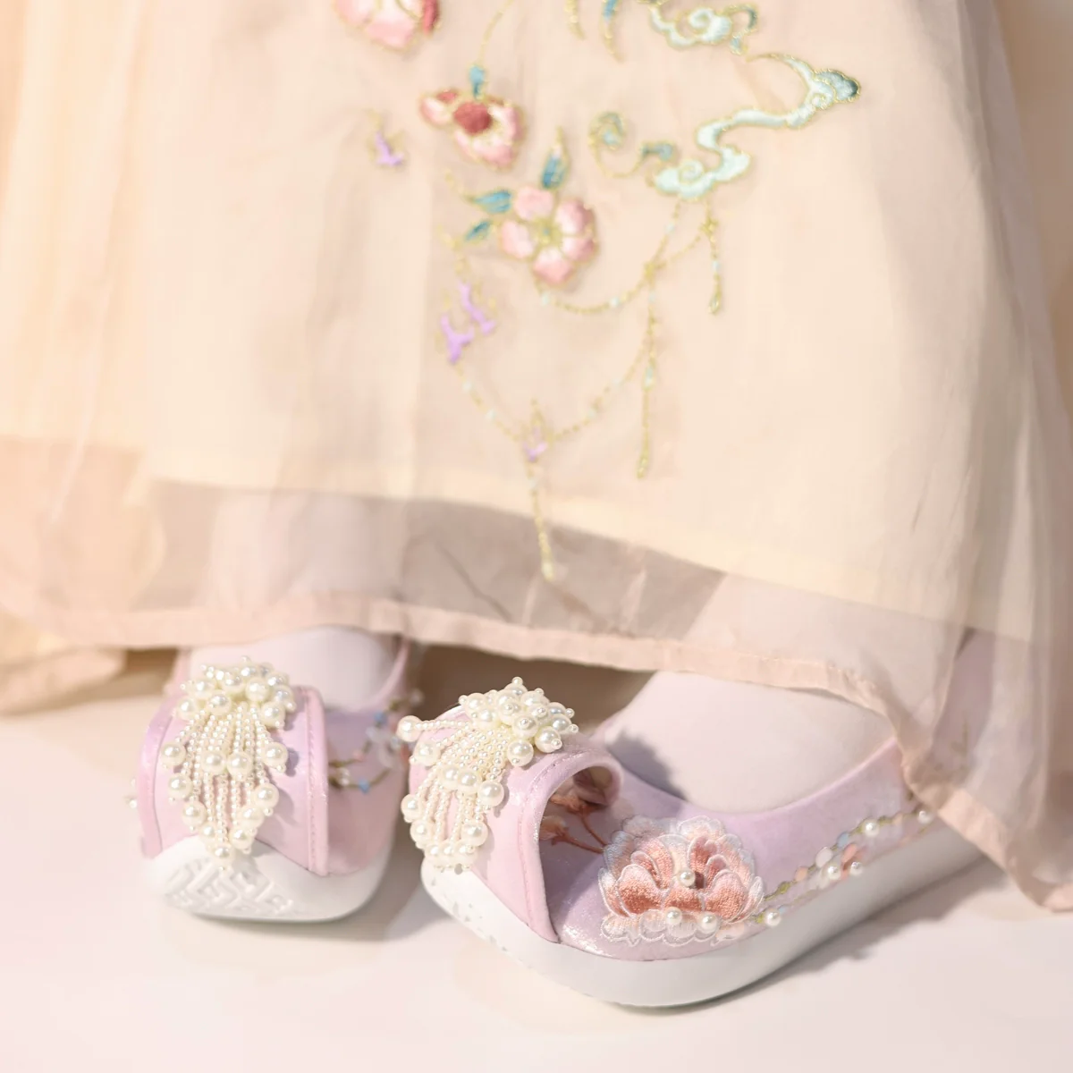 Su Yang 素央 Cloud Head Tip Dengyun Lü Shoes 7cm Heel - Image 10
