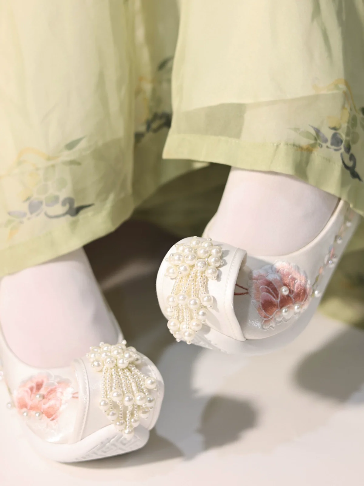 Su Yang 素央 Cloud Head Tip Dengyun Lü Shoes 7cm Heel - Image 8