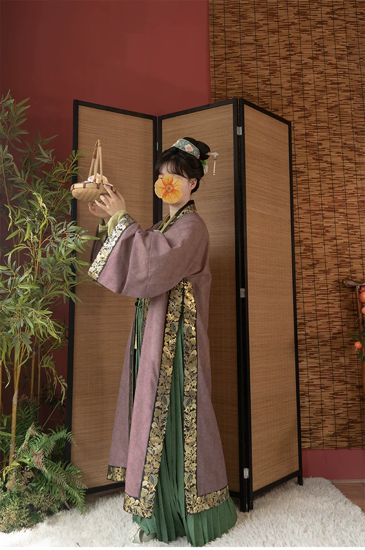 Tai Lü 苔绿 Moss Green Southern Song Dynasty Restoration Zhiling Duijin Beizi Jacket - Image 18