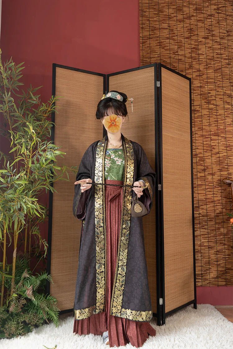 Tai Lü 苔绿 Moss Green Southern Song Dynasty Restoration Zhiling Duijin Beizi Jacket - Image 7