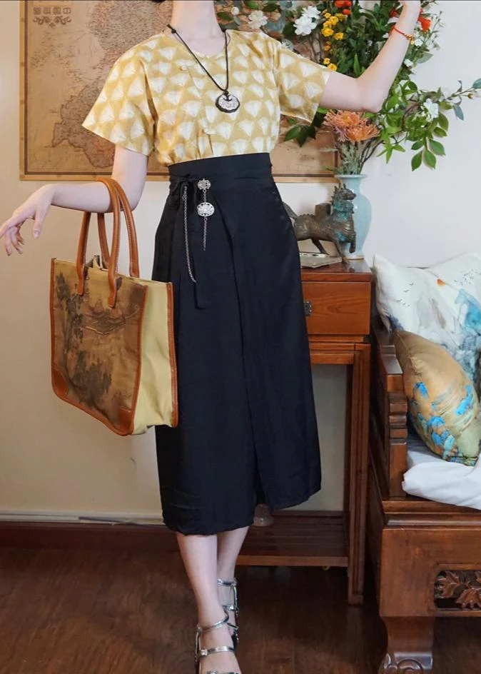 Taozi Guodong 桃子果冻 Peach Jelly Modernized Tang Dynasty Beizi Banbi Top & Poqun Skirt Set - Image 15