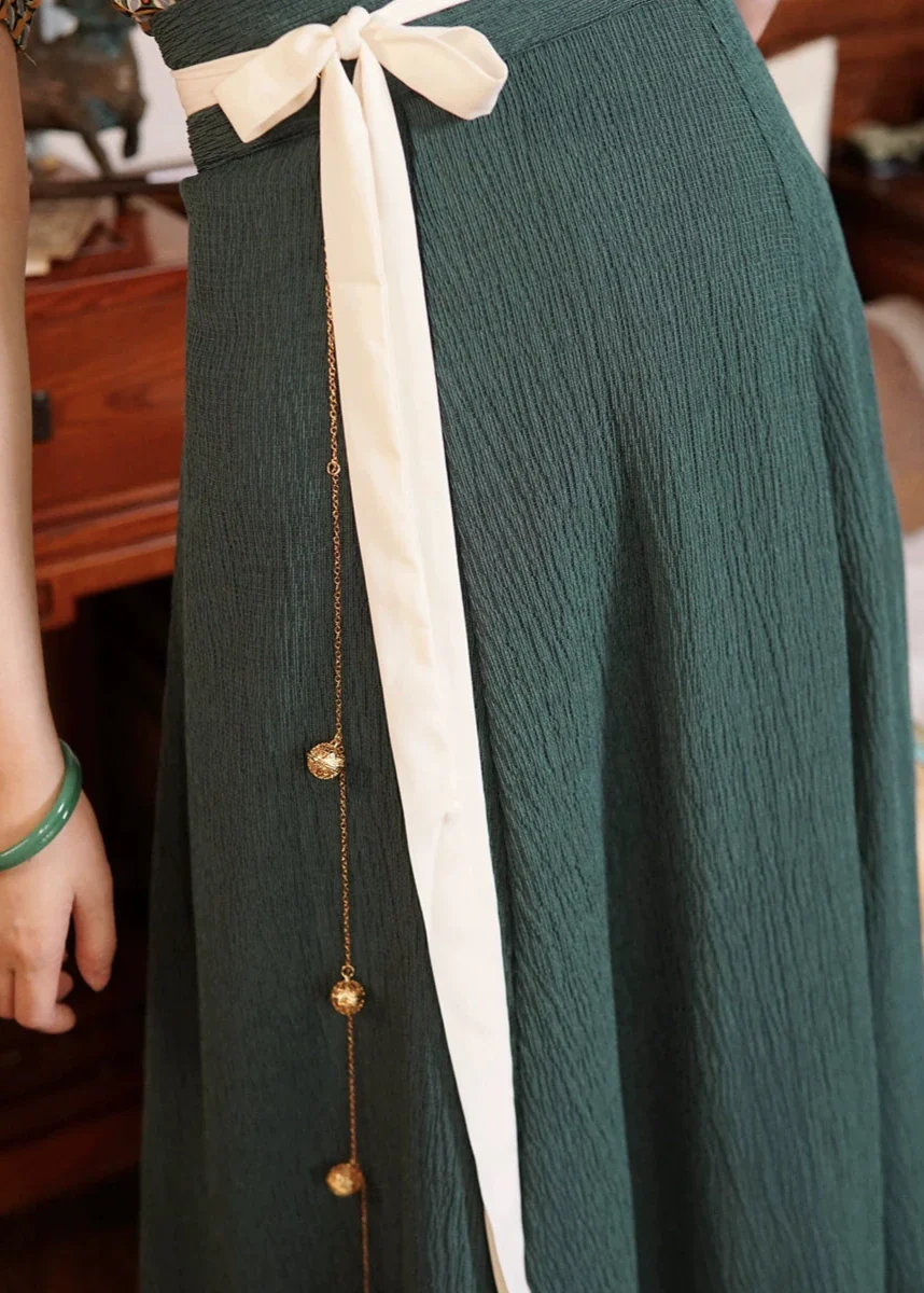 Taozi Guodong 桃子果冻 Peach Jelly Modernized Tang Dynasty Beizi Banbi Top & Poqun Skirt Set - Image 24