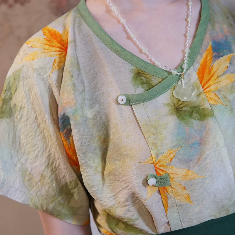 Taozi Guodong 桃子果冻 Peach Jelly Modernized Tang Dynasty Beizi Banbi Top & Poqun Skirt Set - Image 39