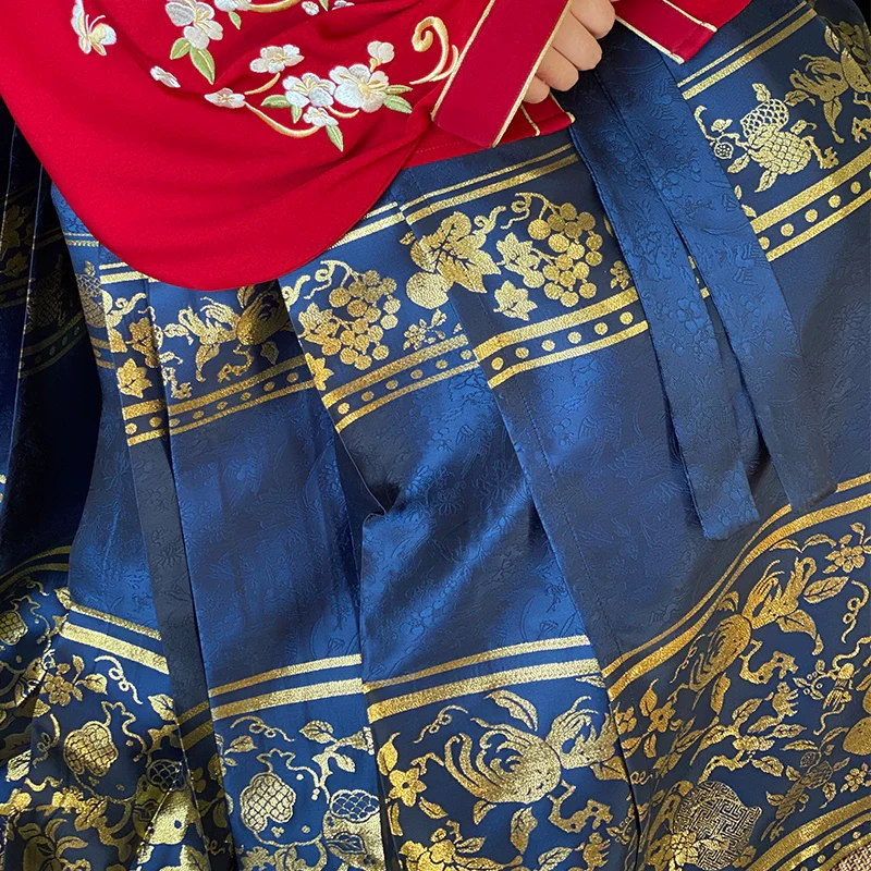 Taozi 桃子 Peach Ming Dynasty Plus Size Mamian Skirt - Image 12