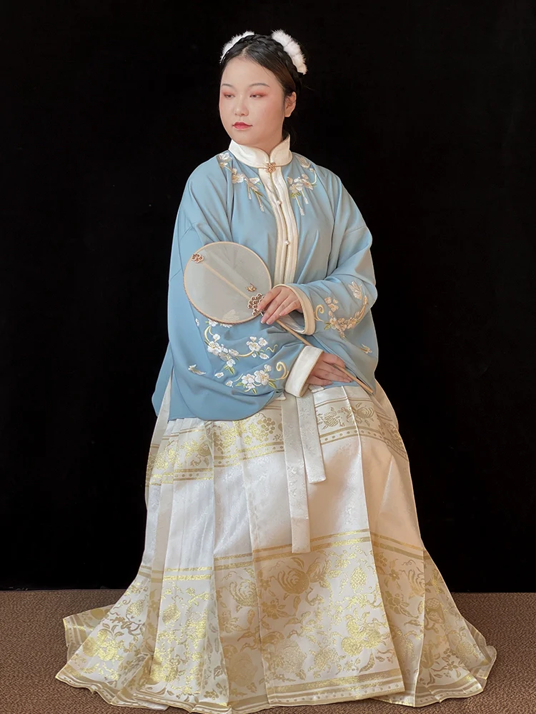 Taozi 桃子 Peach Ming Dynasty Plus Size Mamian Skirt - Image 3