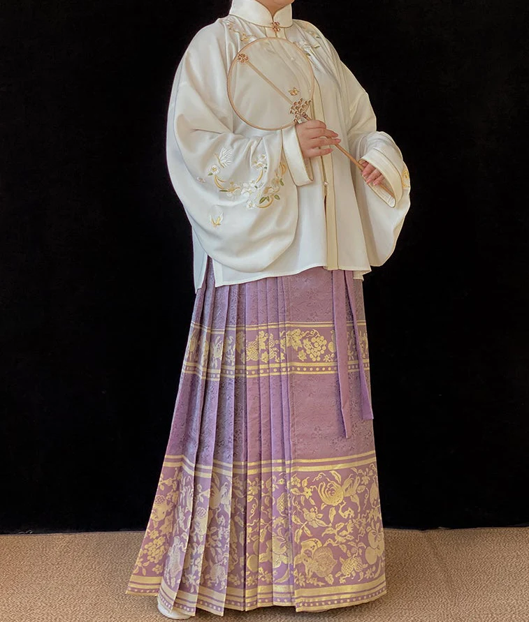 Taozi 桃子 Peach Ming Dynasty Plus Size Mamian Skirt - Image 9
