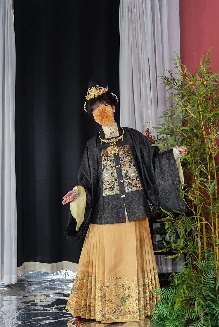 Tian Shou 添寿 Adding Longevity Ming Dynasty Mamian Skirt - Image 12