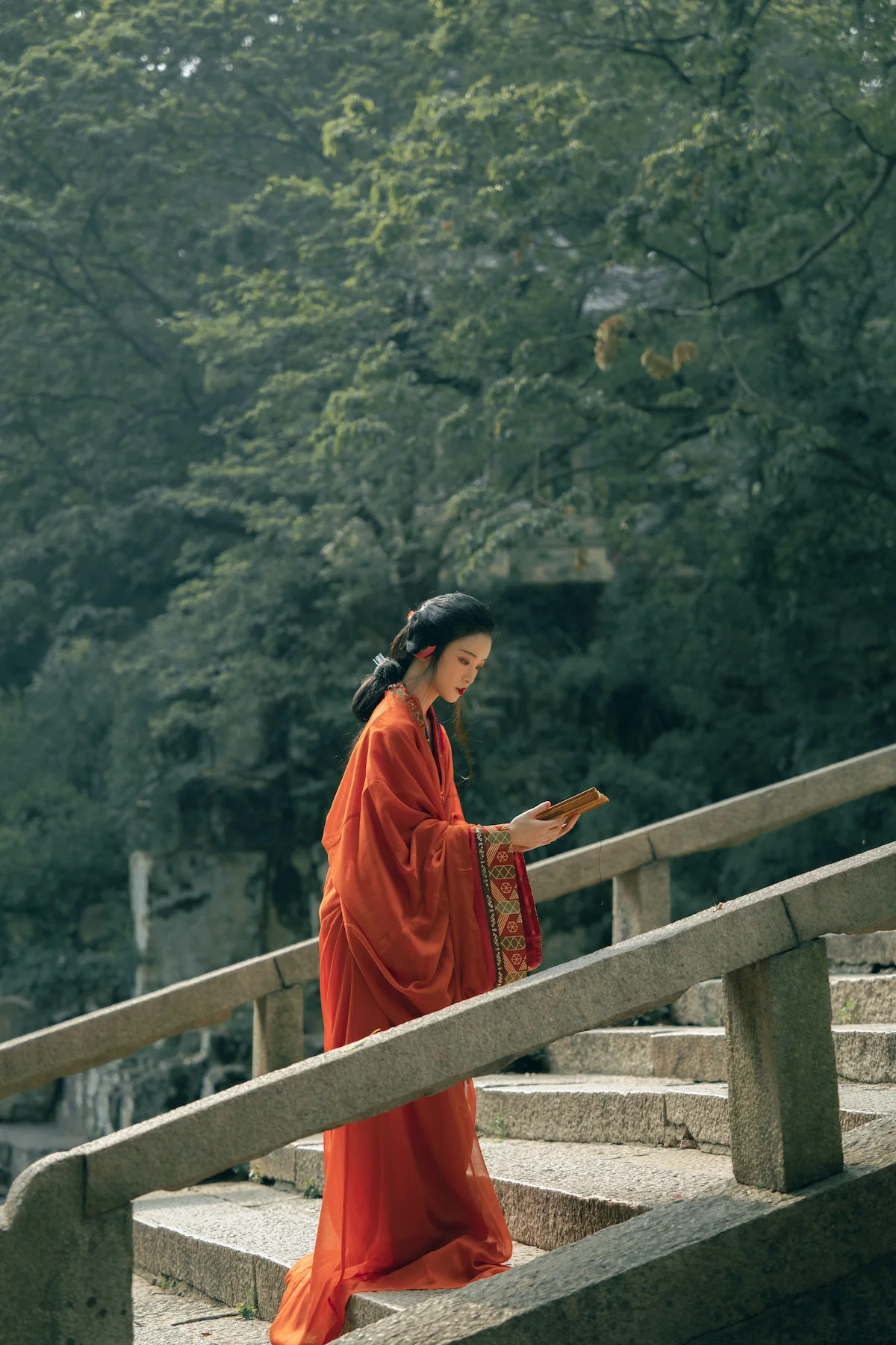 Tian Wen 天问 Asking the Heavens Modernized Warring States Zhiju Straight Hem Robe Set - Image 11