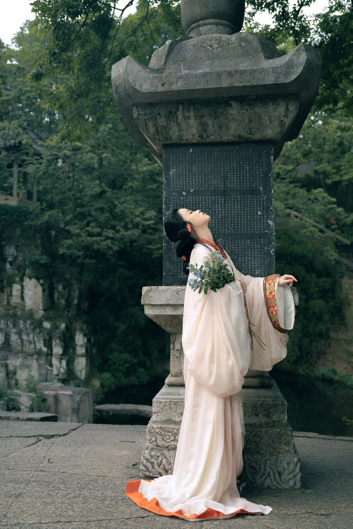 Tian Wen 天问 Asking the Heavens Modernized Warring States Zhiju Straight Hem Robe Set - Image 14