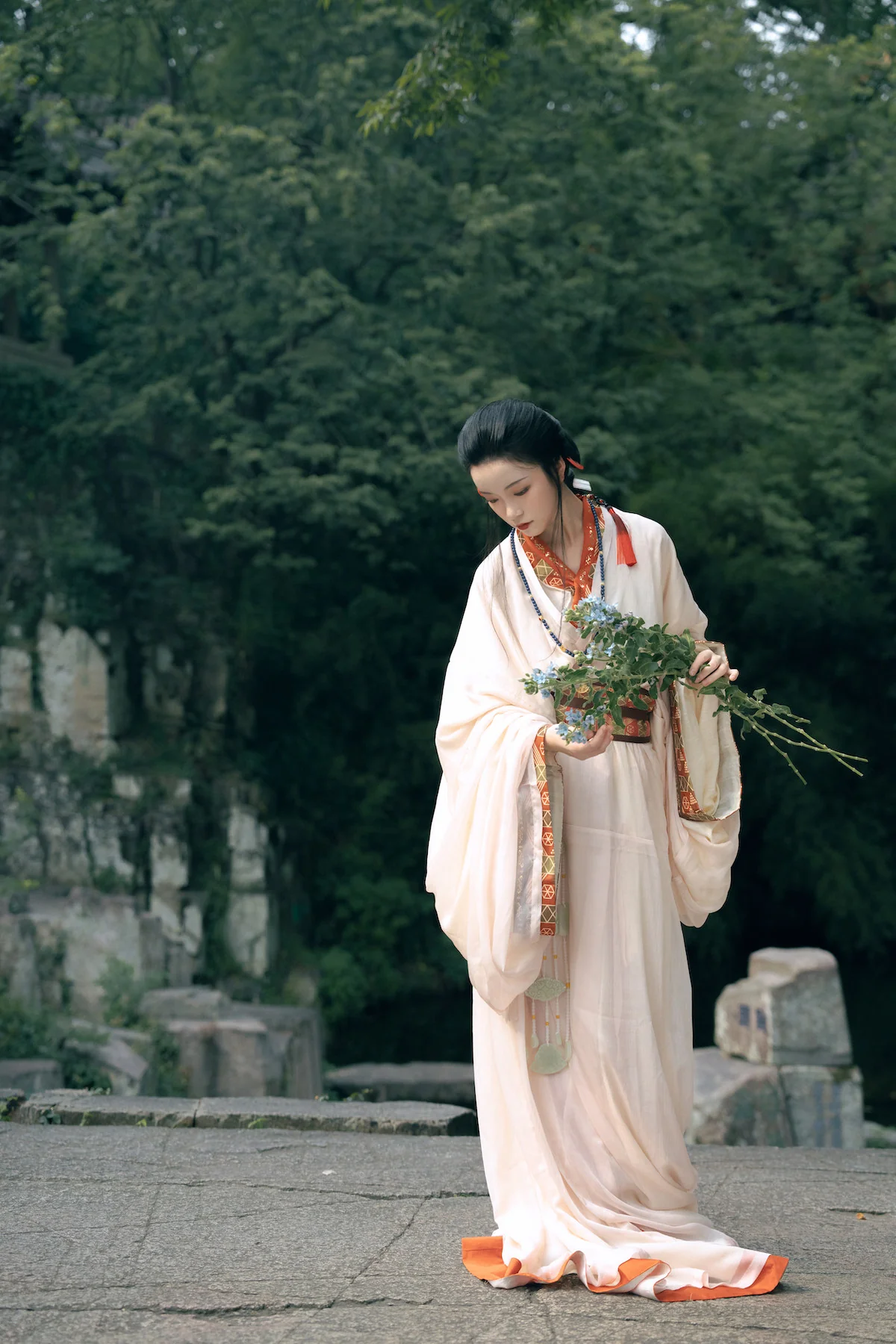Tian Wen 天问 Asking the Heavens Modernized Warring States Zhiju Straight Hem Robe Set - Image 18