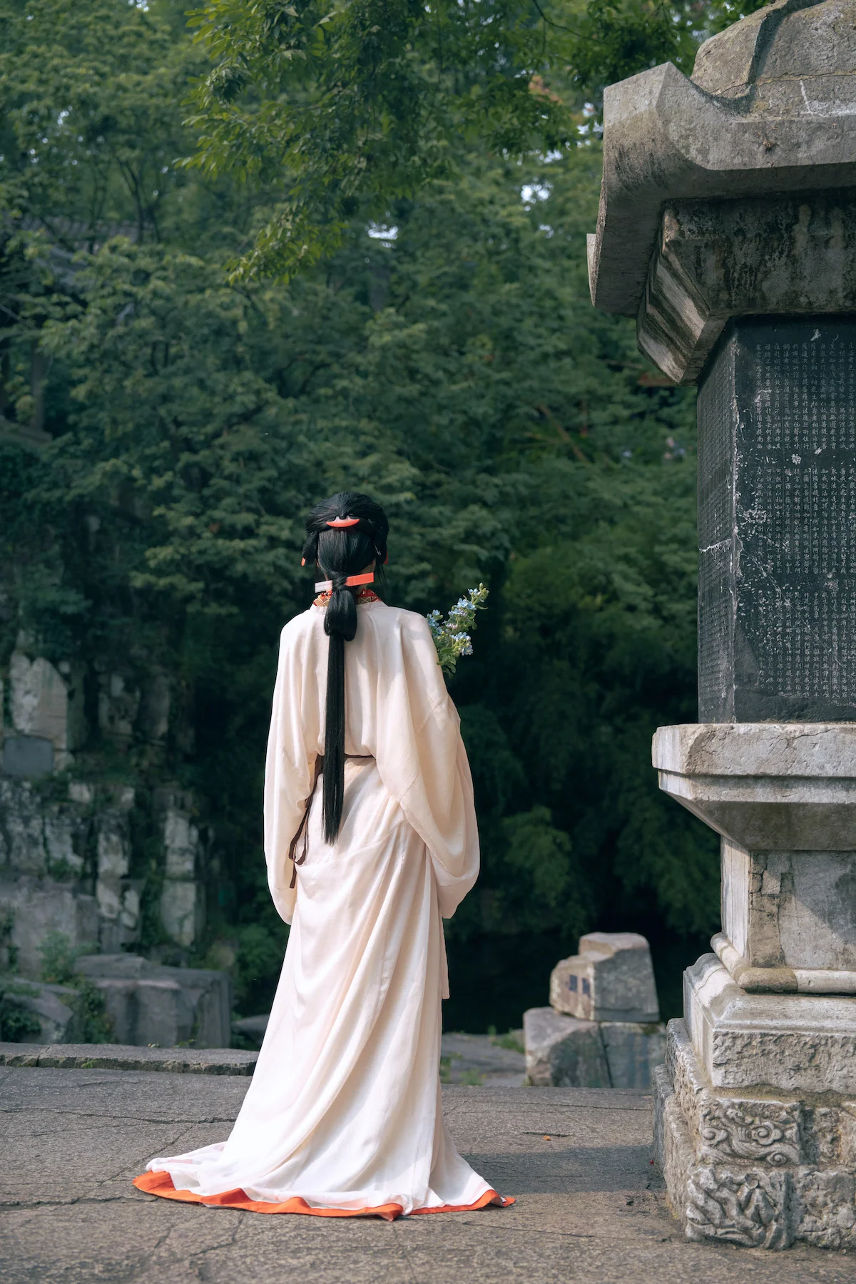 Tian Wen 天问 Asking the Heavens Modernized Warring States Zhiju Straight Hem Robe Set - Image 19