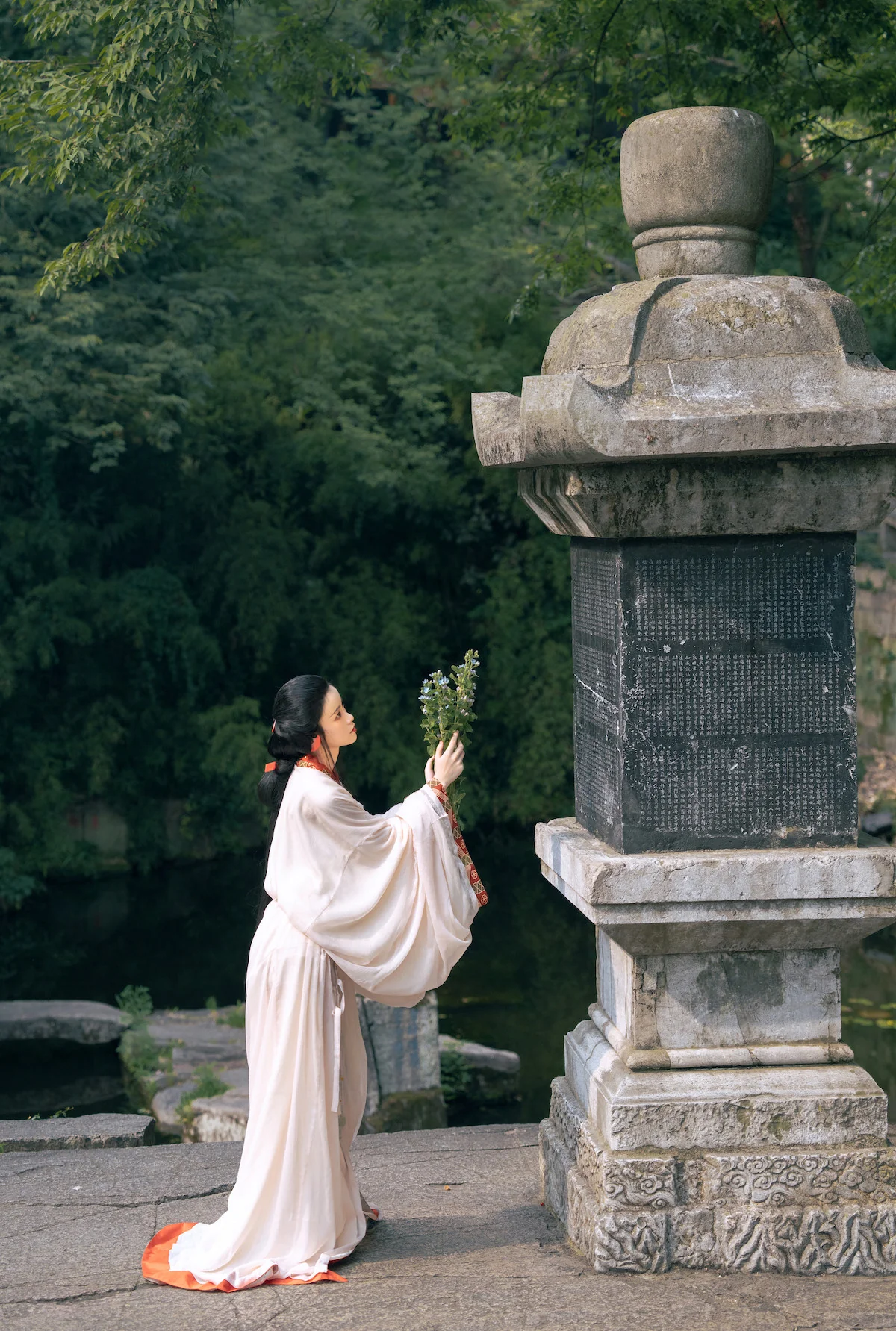 Tian Wen 天问 Asking the Heavens Modernized Warring States Zhiju Straight Hem Robe Set - Image 20