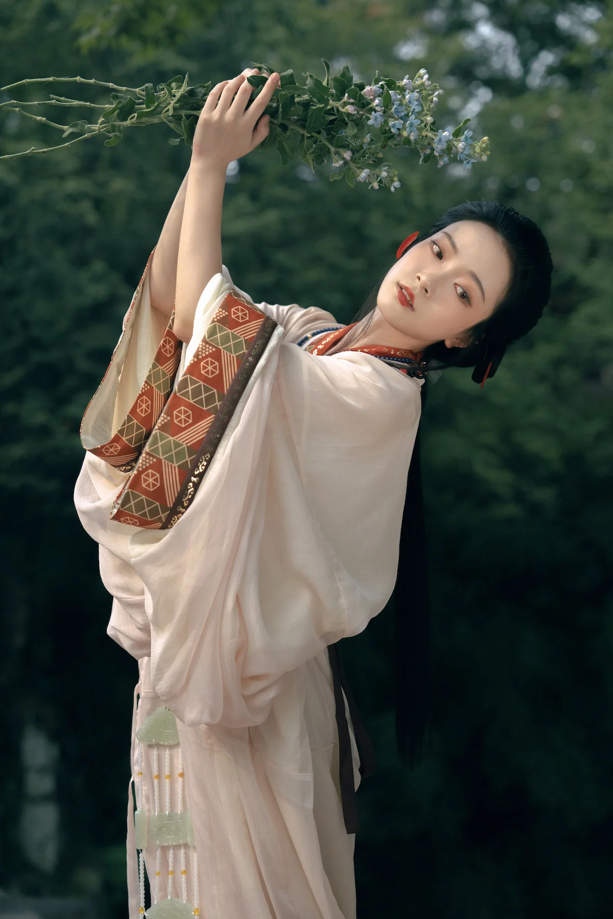 Tian Wen 天问 Asking the Heavens Modernized Warring States Zhiju Straight Hem Robe Set - Image 22
