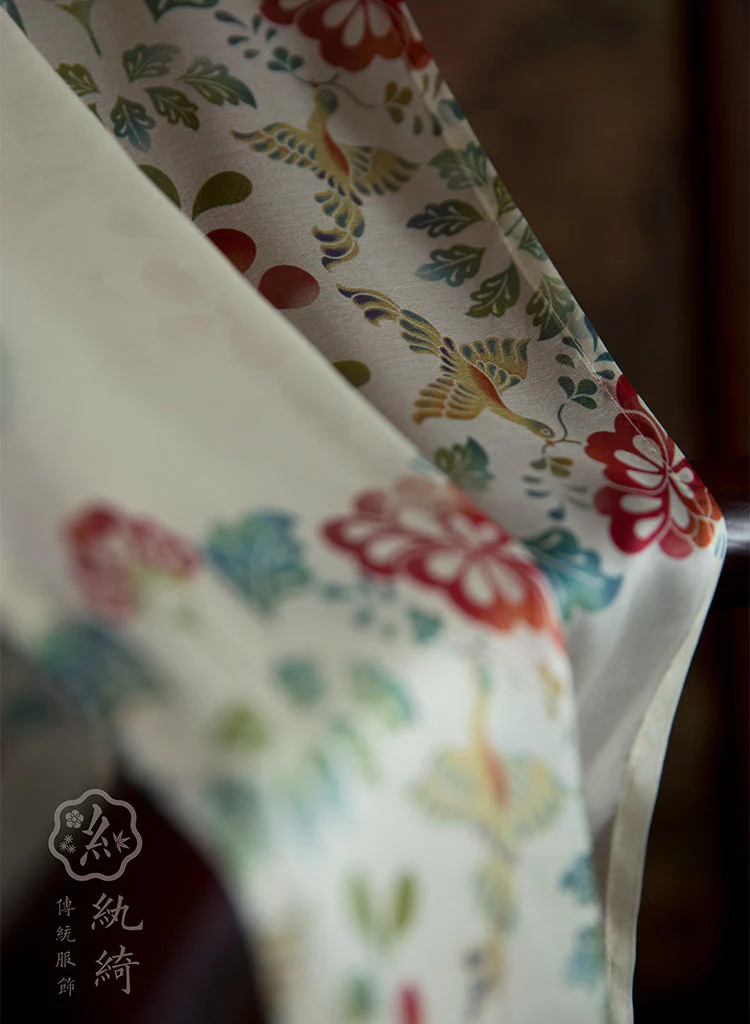 Tuan'Er 团儿 Tang Dynasty Restoration Mulberry Silk Qixiong Ruqun Set - Image 12