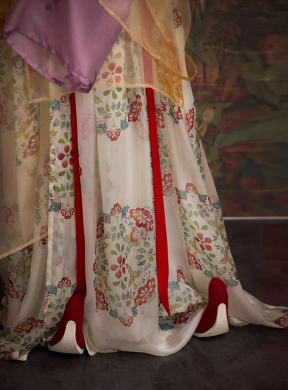 Tuan'Er 团儿 Tang Dynasty Restoration Mulberry Silk Qixiong Ruqun Set - Image 7