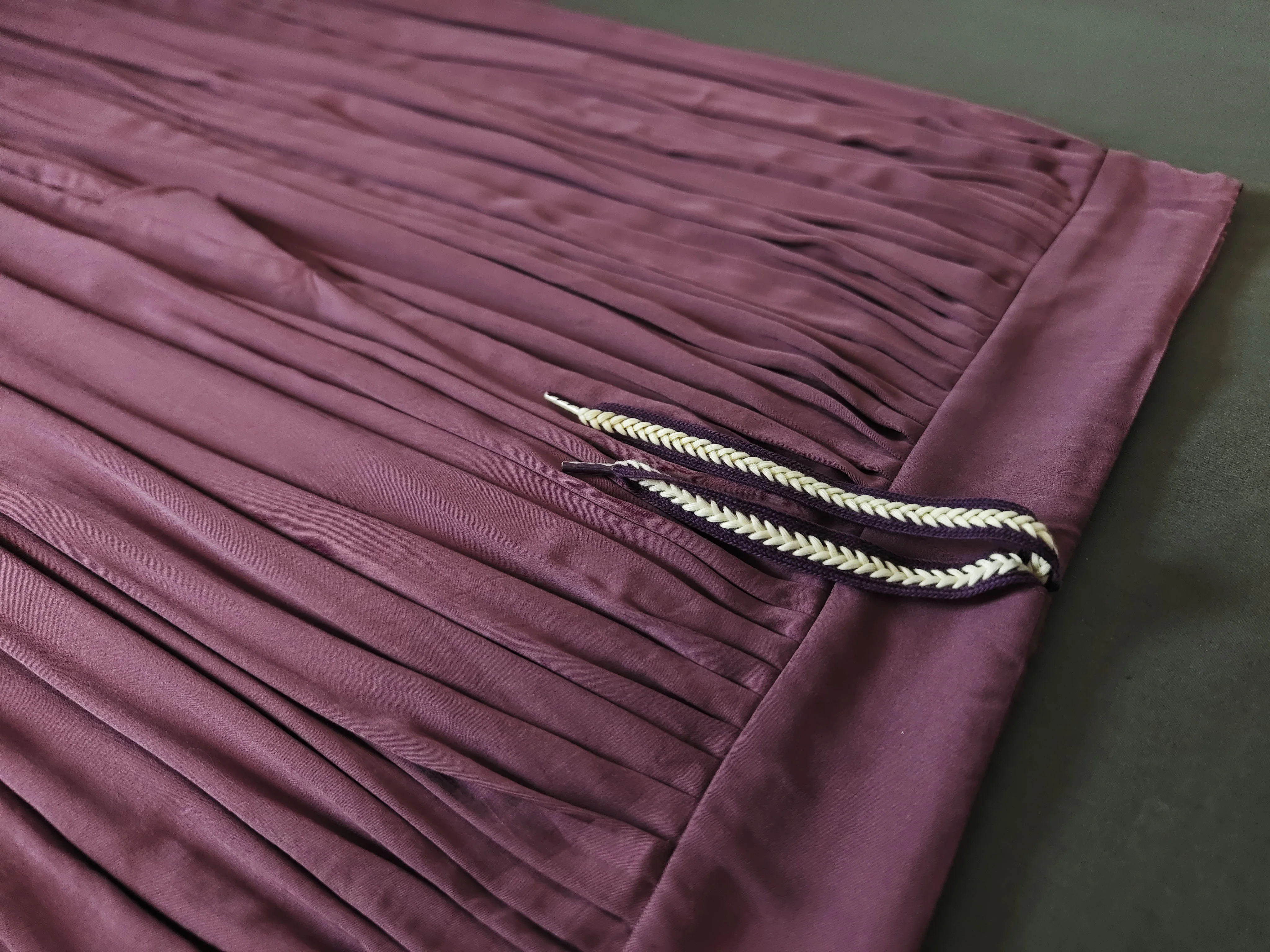 Tuan Ke 团窠 Round Nest Unisex Wei Jin Dynasty Restoration Baizhe Ku Hundred Pleat Lantern Trousers - Image 17