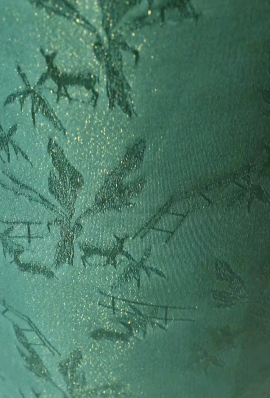 Tuotuo 妥妥 1940s Deer Imprint Summer Cap Sleeve Qipao - Image 6