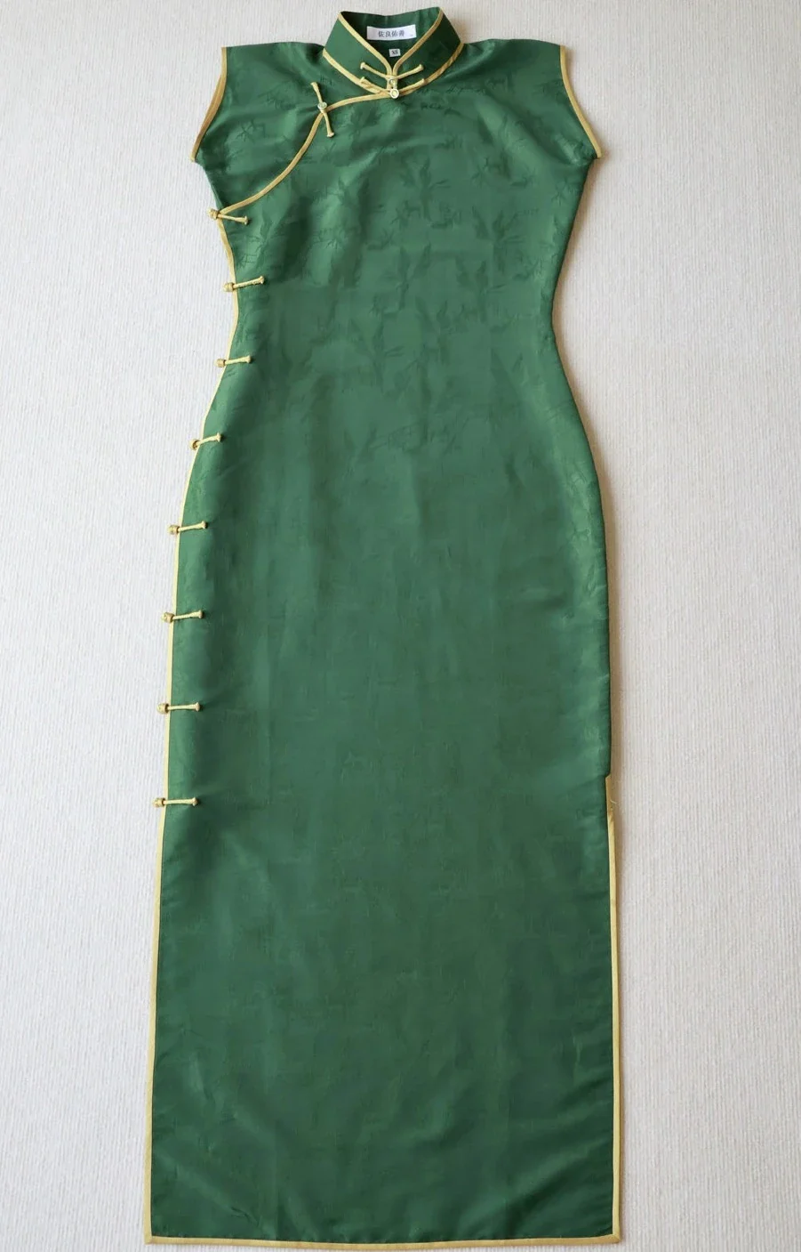 Tuotuo 妥妥 1940s Deer Imprint Summer Cap Sleeve Qipao - Image 9