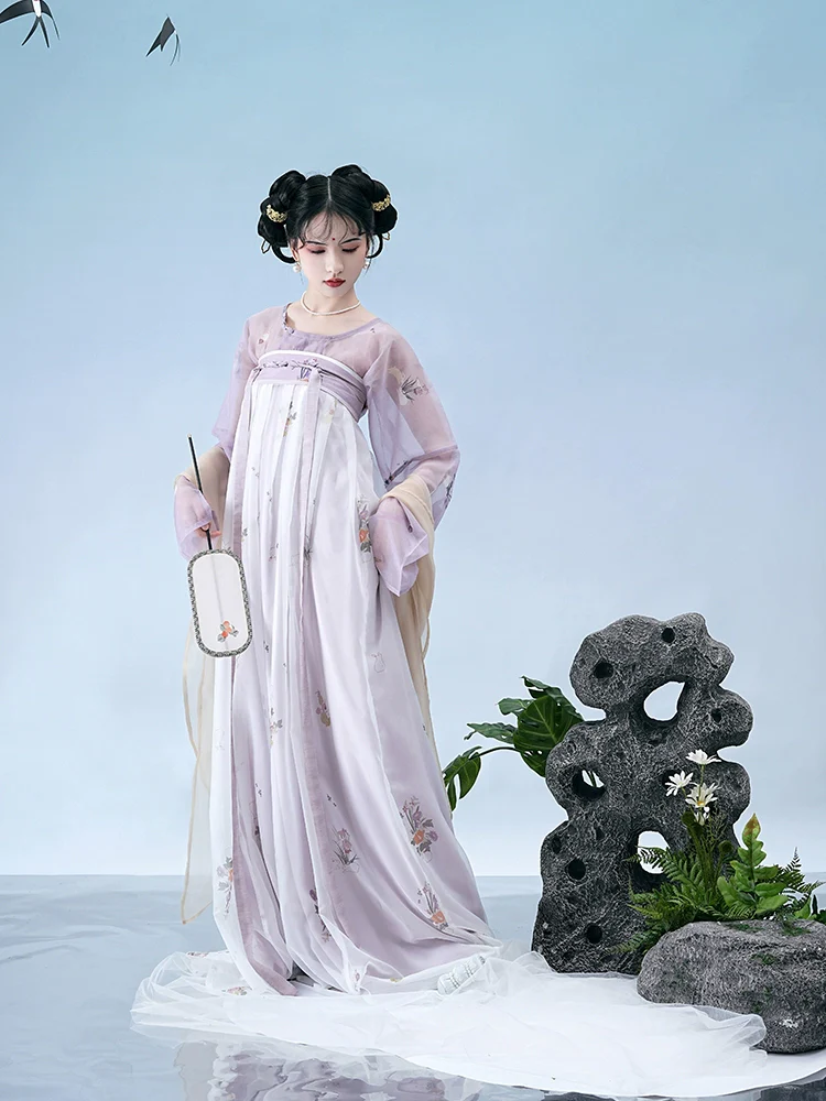 Tutu 兔兔 Rabbit Rabbit Early Tang Round Collar Qixiong Ruqun Set - Image 2