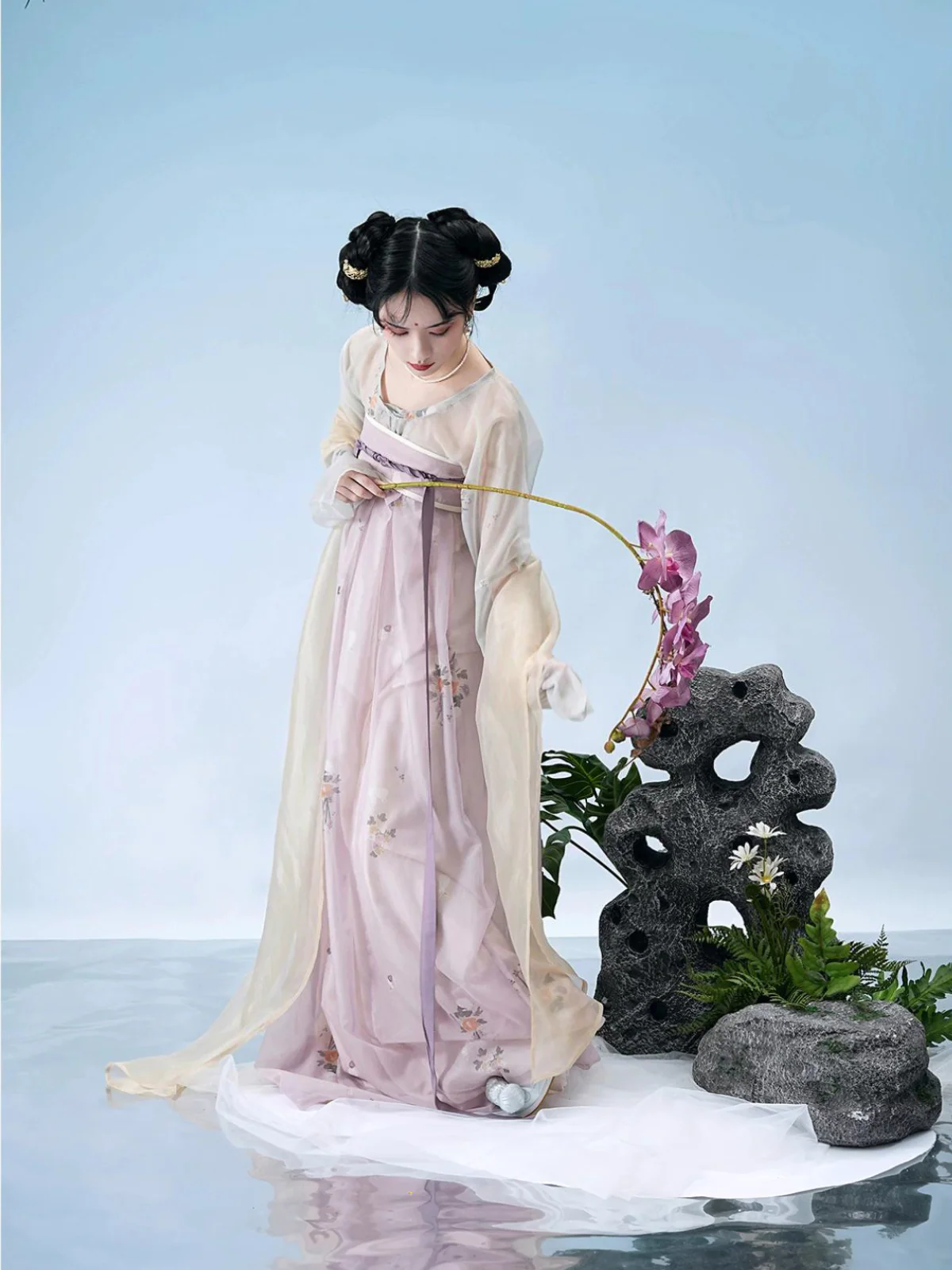 Tutu 兔兔 Rabbit Rabbit Early Tang Round Collar Qixiong Ruqun Set - Image 7