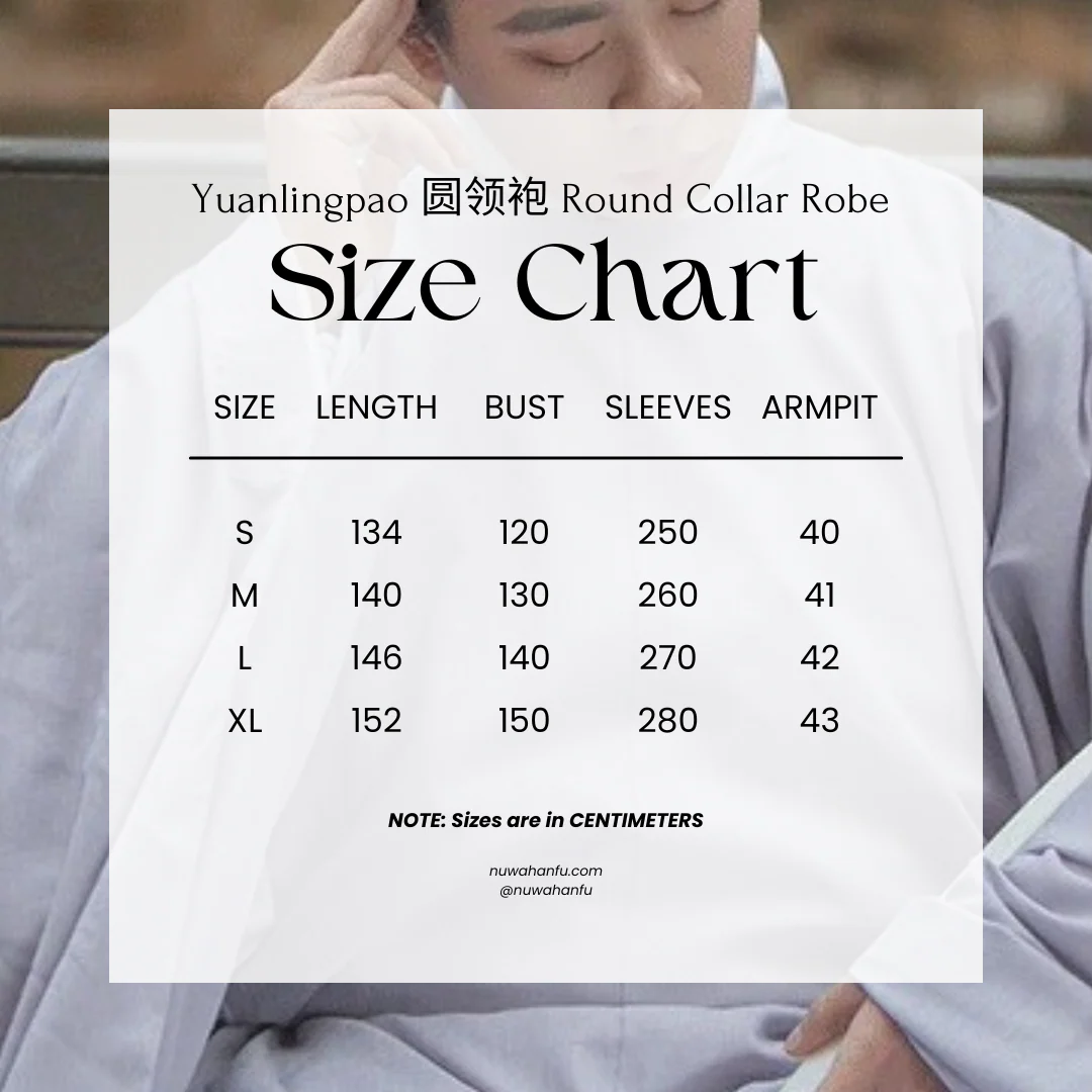 Wai Bai 外摆 Outer Pleating Ming Dynasty Men's Spring & Autumn Yuanlingpao Round Collar Robe - Image 7