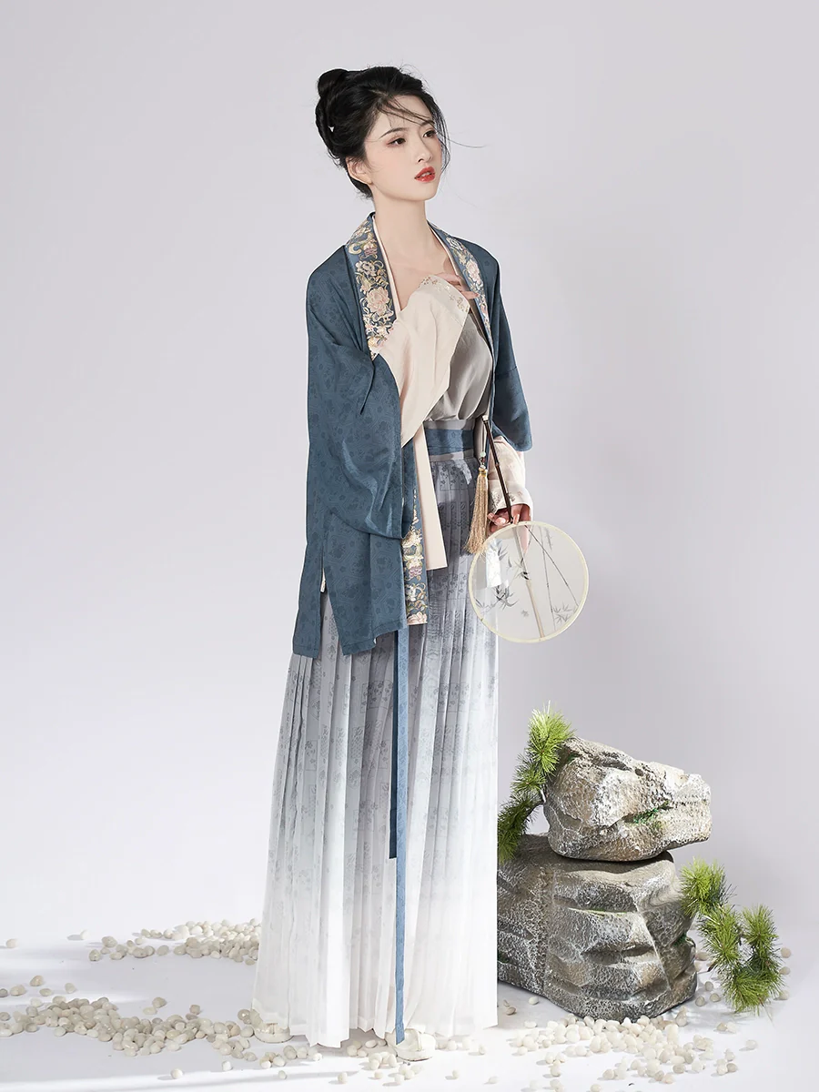 Wan Qiu 挽秋 Coming Autumn Song Dynasty Ruqun - Image 5