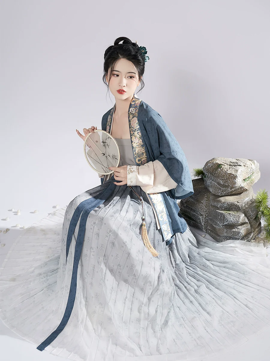 Wan Qiu 挽秋 Coming Autumn Song Dynasty Ruqun - Image 7