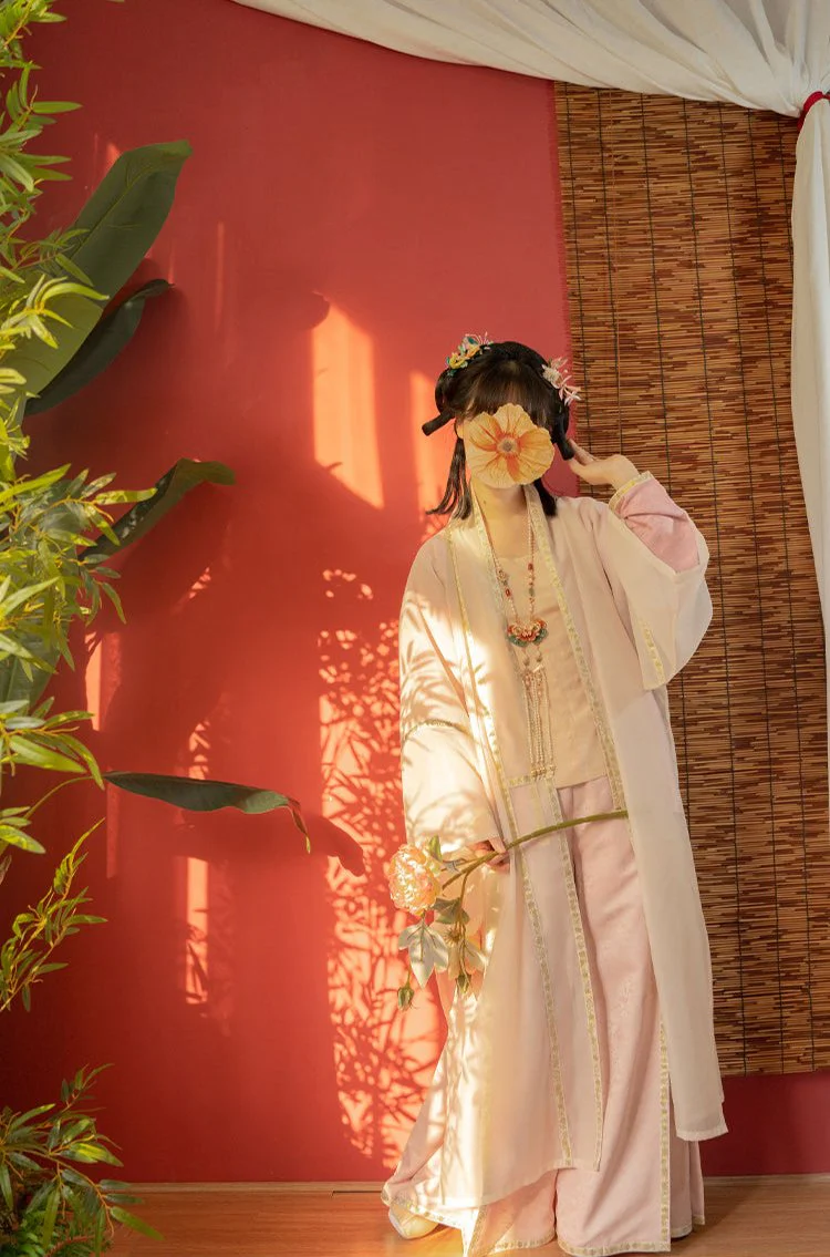 Wan Yi 晚意 Late Nights Southern Song Dynasty Restoration Double Trim Duijin Beizi Jacket - Image 4