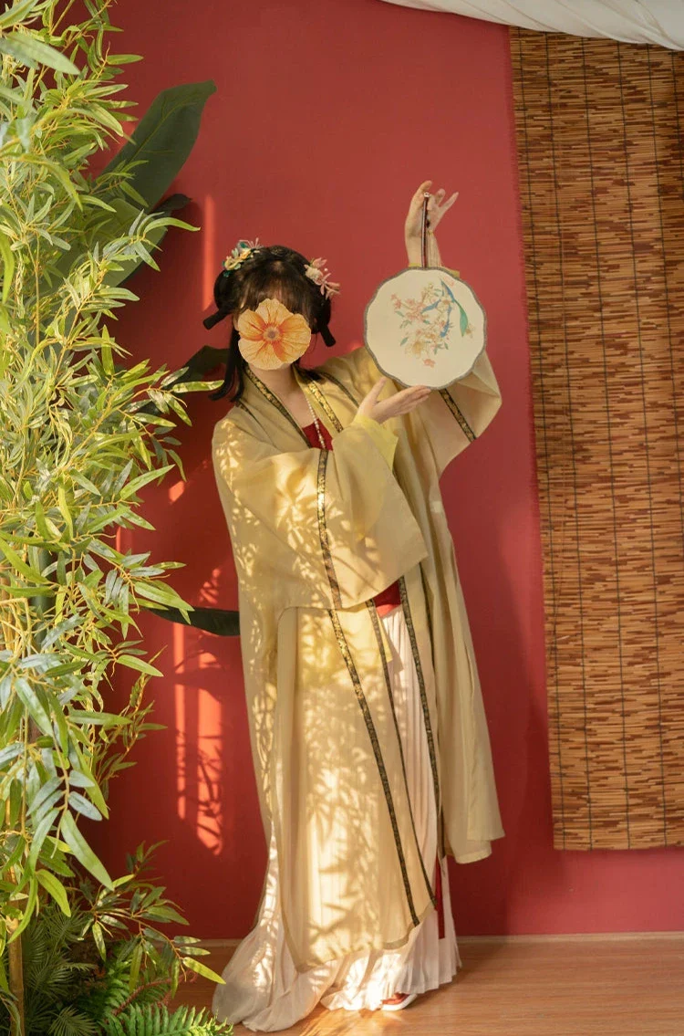 Wan Yi 晚意 Late Nights Southern Song Dynasty Restoration Double Trim Duijin Beizi Jacket - Image 7