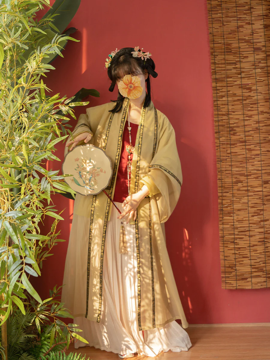 Wan Yi 晚意 Late Nights Southern Song Dynasty Restoration Double Trim Duijin Beizi Jacket - Image 8
