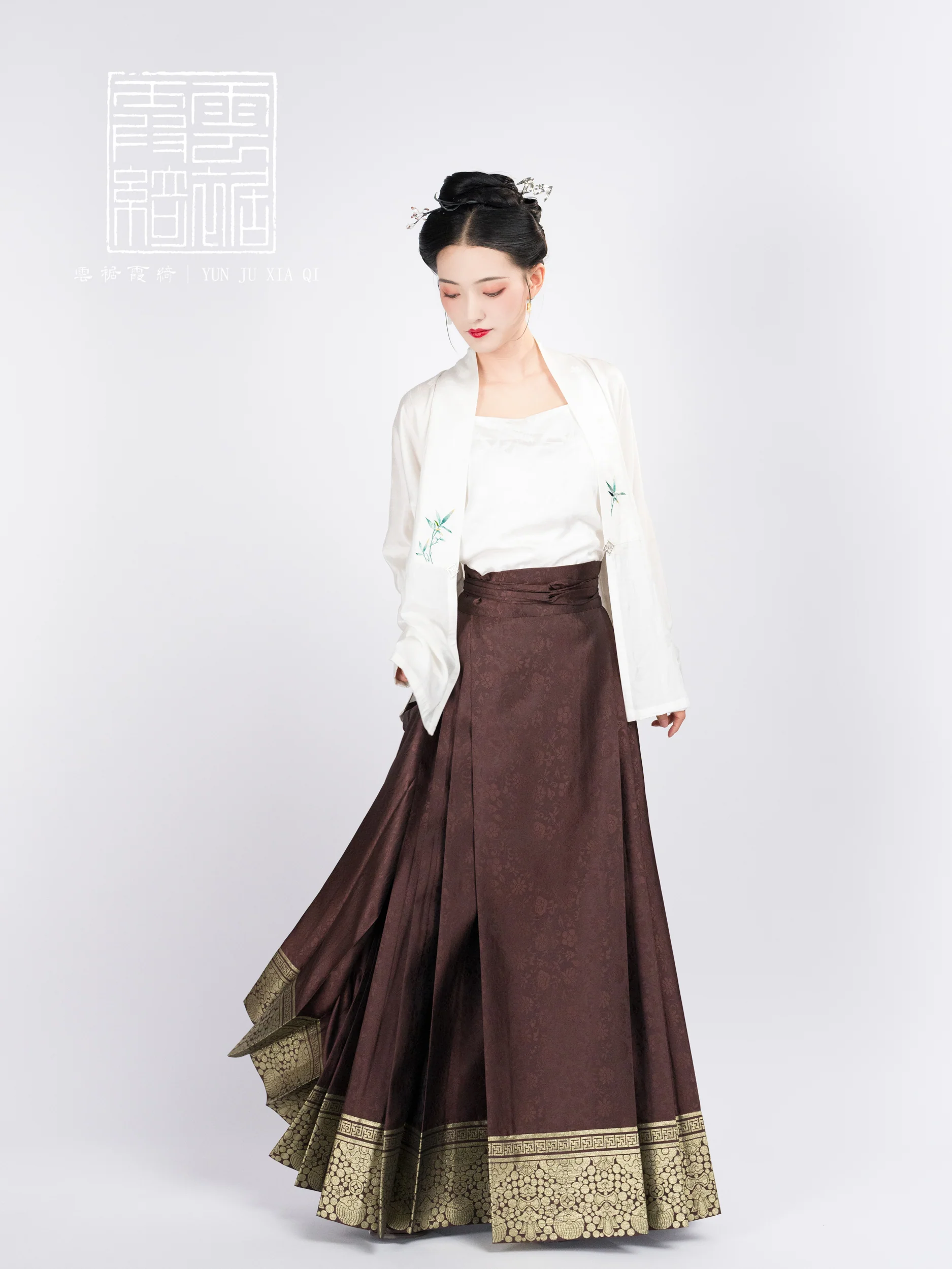 Wan Zi 万字 Thousand Words Ming Dynasty Mamian Skirt - Image 17