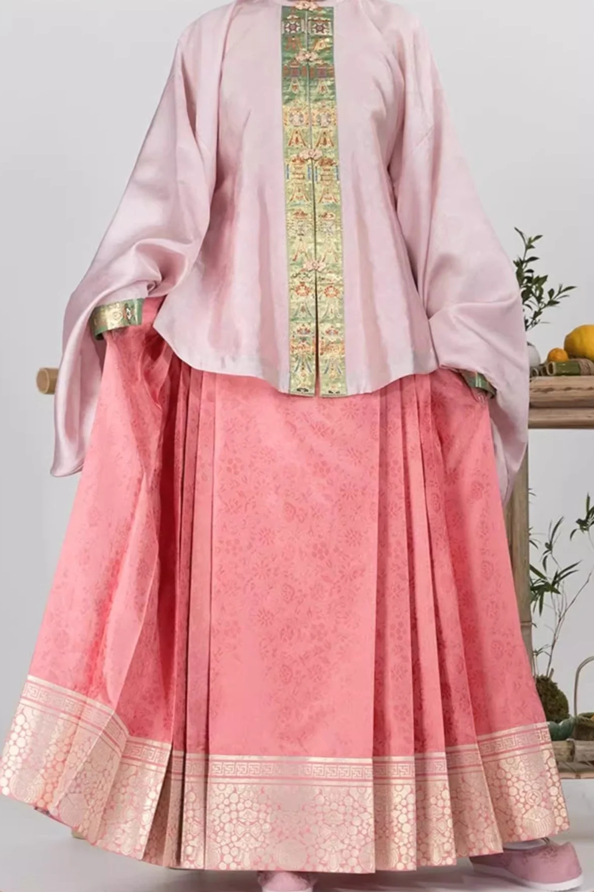 Wan Zi 万字 Thousand Words Ming Dynasty Mamian Skirt - Image 21