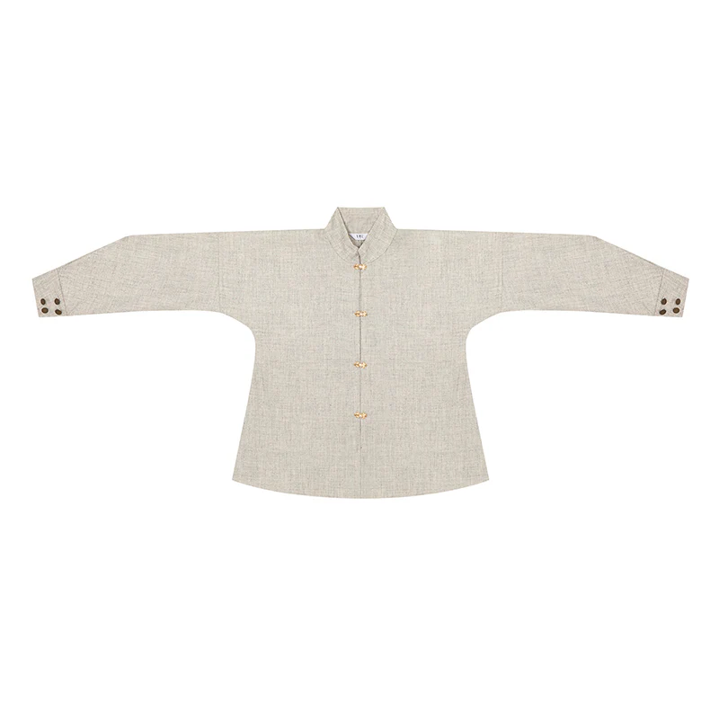 Wen Xueshe 文学社 Literary Society Modernized Ming Song Dynasty Bijia Vest & Songku Pants Set - Image 14