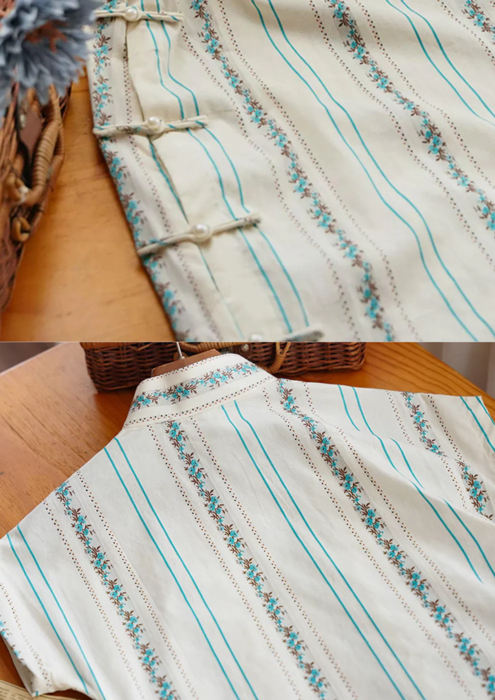 Wen Yi 文艺 Literary 1930s Daily Cotton Floral Qipao - Image 11