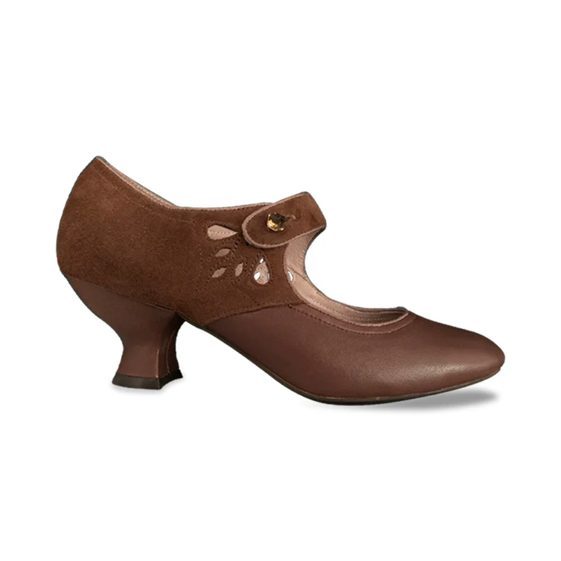 Wine Glass 酒杯 1920s Reproduction Cowhide Leather Shoes - Image 21