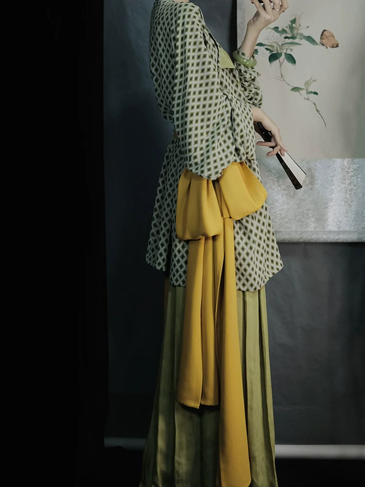 Wizard of Oz 绿野仙踪 Chiffon Modernized Tang Hanfu - Image 5