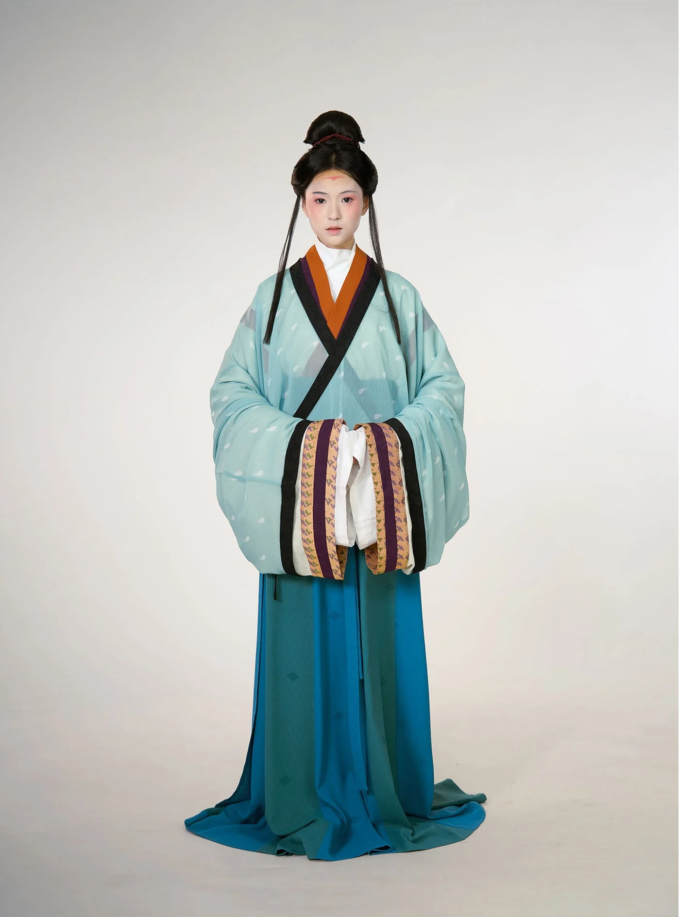 Wu Hang 五行 Five Elements Wei Jin Restoration Cross Collar Yaolan Ru Top & Poqun Skirt Set - Image 8
