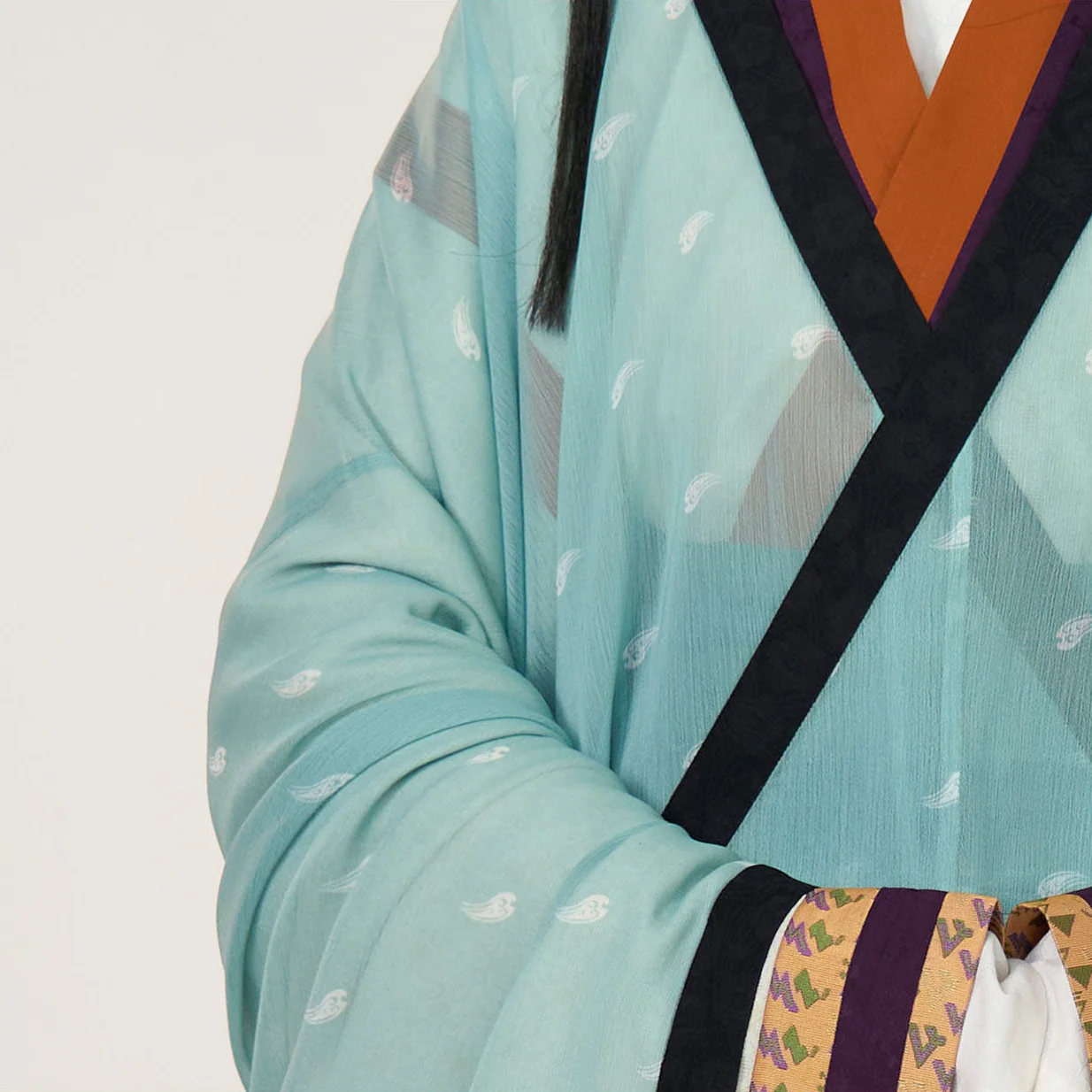 Wu Hang 五行 Five Elements Wei Jin Restoration Cross Collar Yaolan Ru Top & Poqun Skirt Set - Image 9