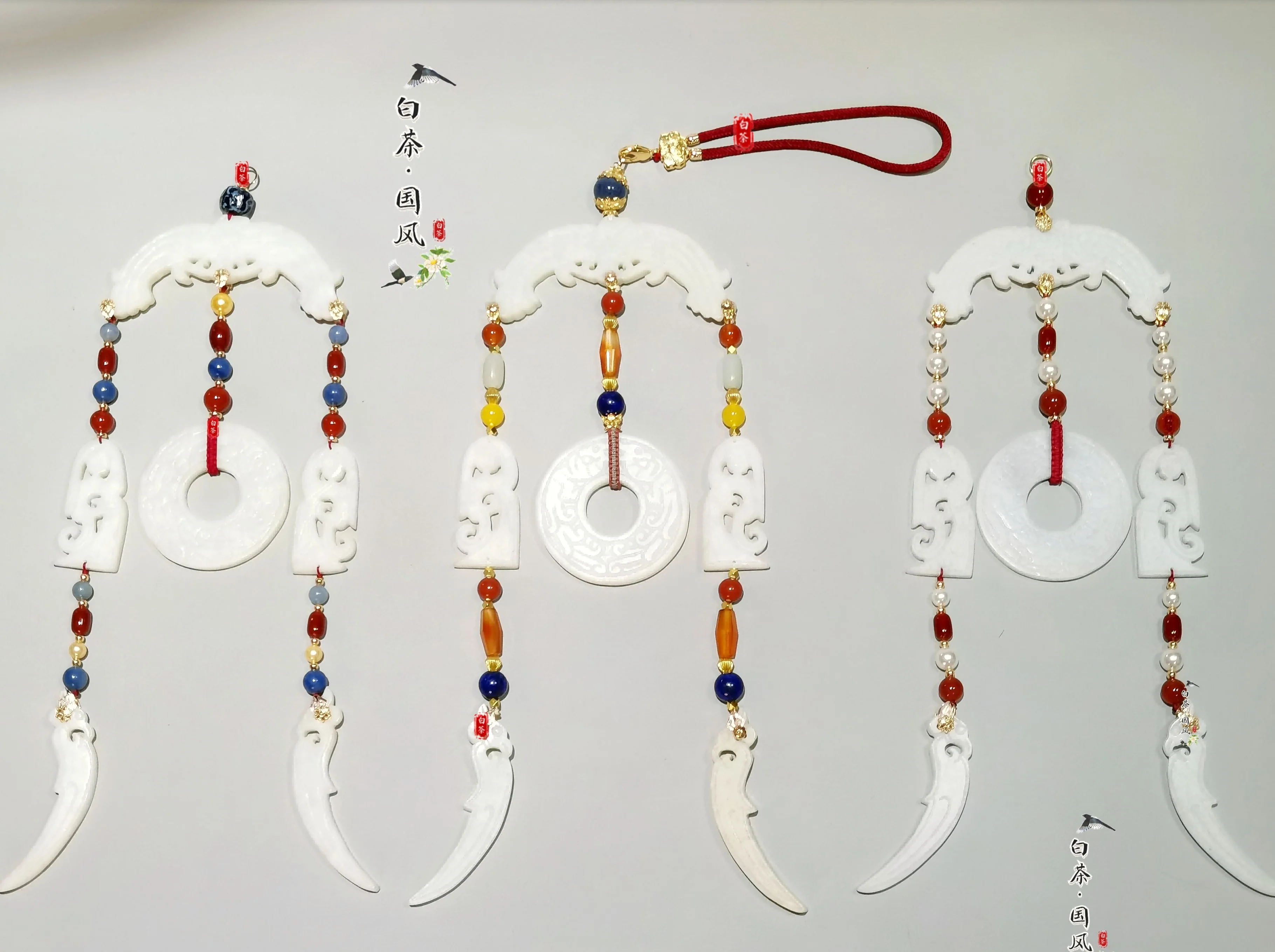 Wu Ren 舞人 Little Dancers Qin & Han Dynasty Unisex Yupei Jade Waist Pendant - Image 10