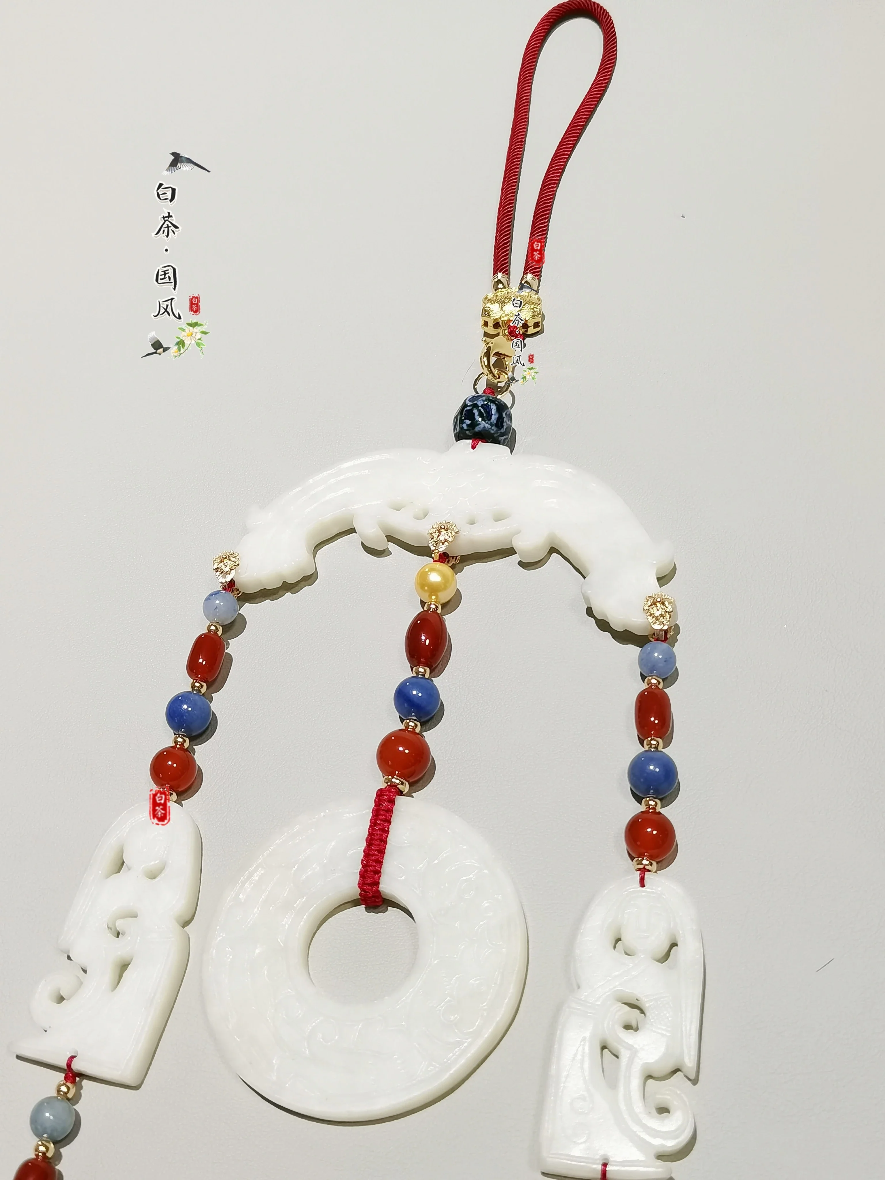 Wu Ren 舞人 Little Dancers Qin & Han Dynasty Unisex Yupei Jade Waist Pendant - Image 6