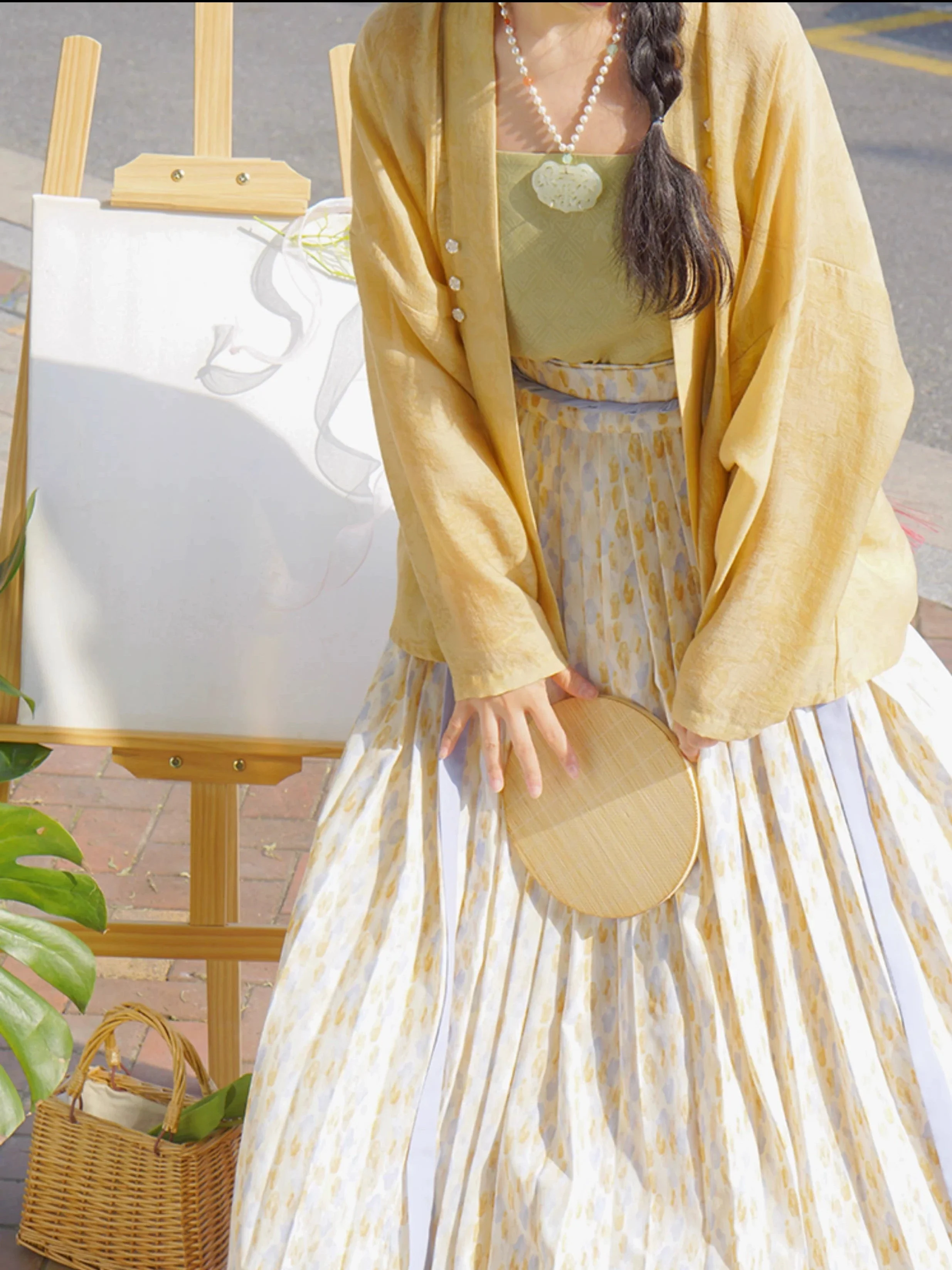 Xian Zi 仙子 Little Fairy Modernized Song Dynasty Beizi Baidiequn Set - Image 5