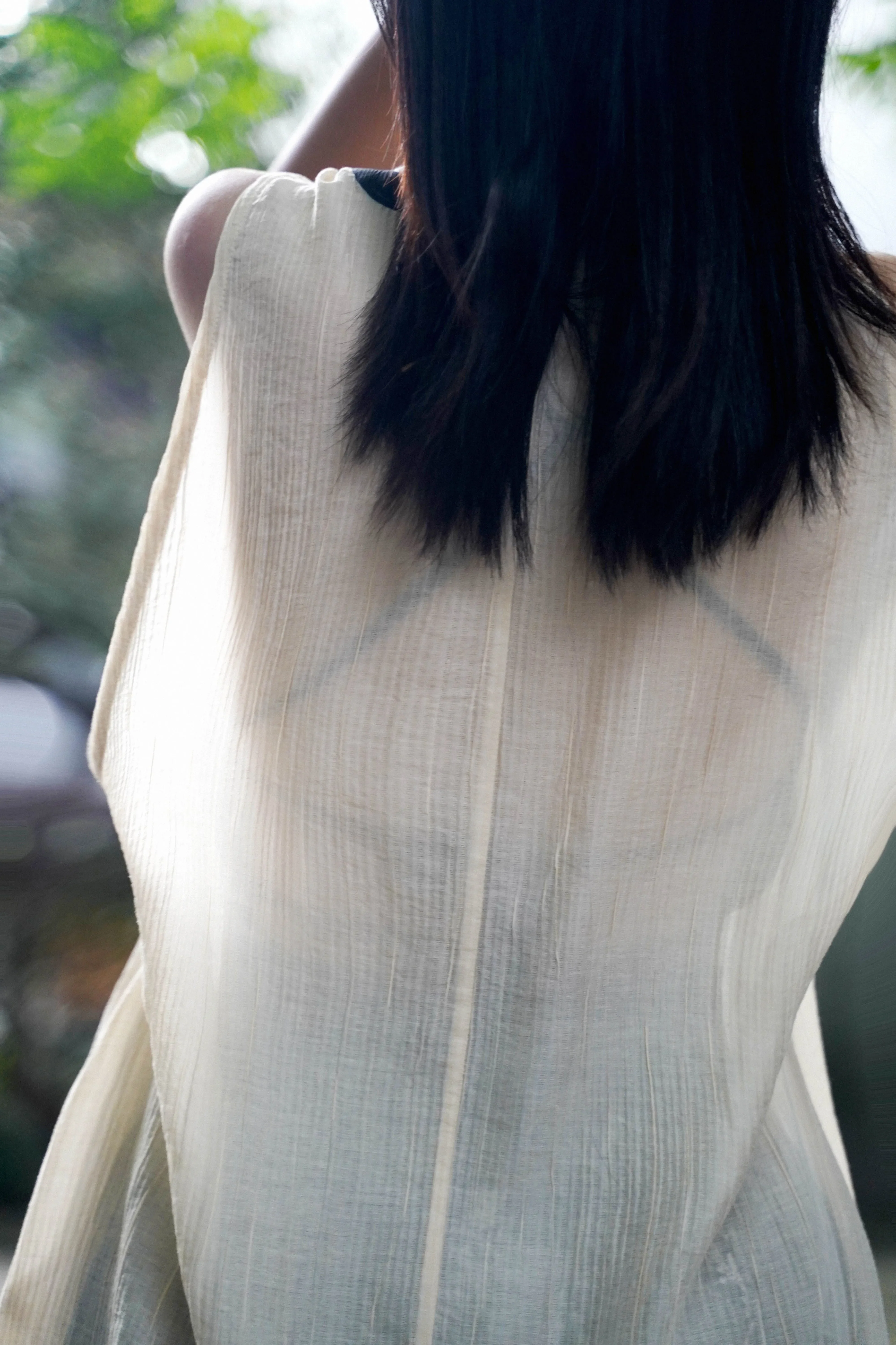 Xiang Cao 香草 Vanilla Modernized Ming Dynasty Summer Bijia Vest Set - Image 3