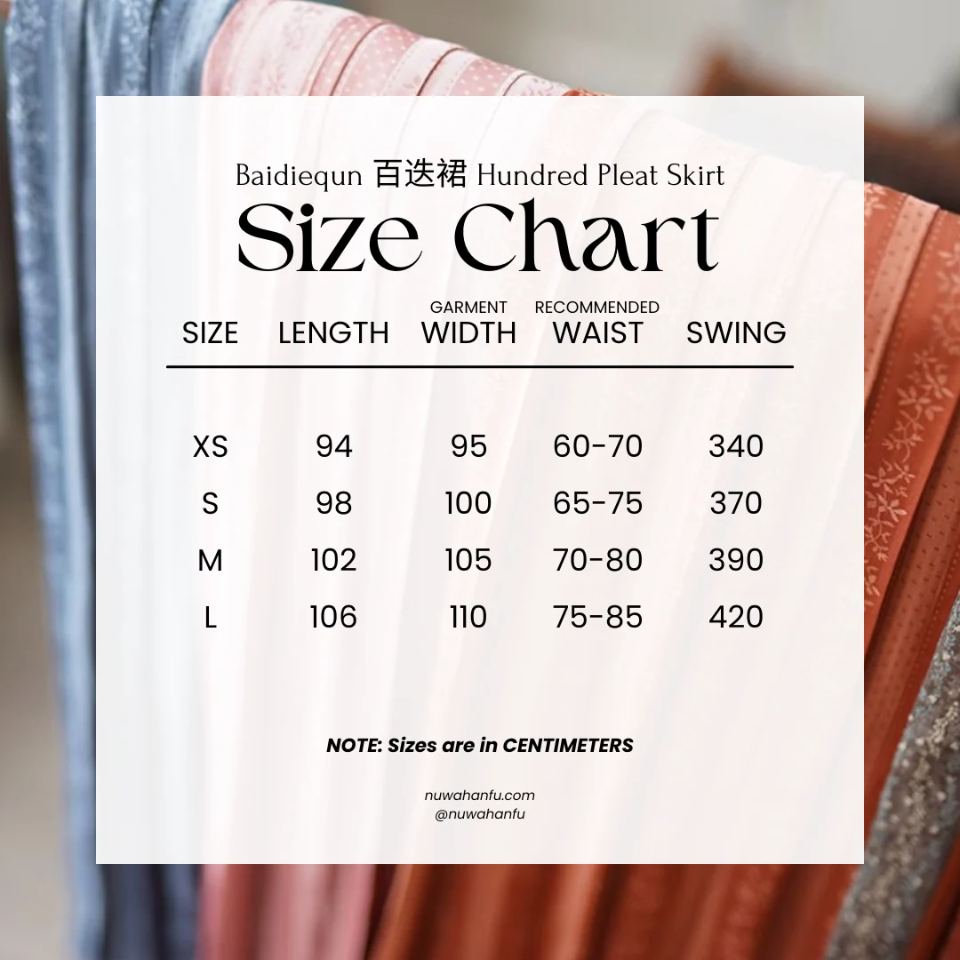 Xiao Huazhi 小花枝 Flowering Branch Song Dynasty Casual Baidiequn Hundred Pleat Skirt & Diaodai Tank Top Set - Image 13