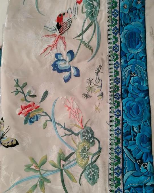 Xiao Jinyu 小金玉 Little Golden Pond Qing Dynasty Embroidered Chenku Trousers - Image 11