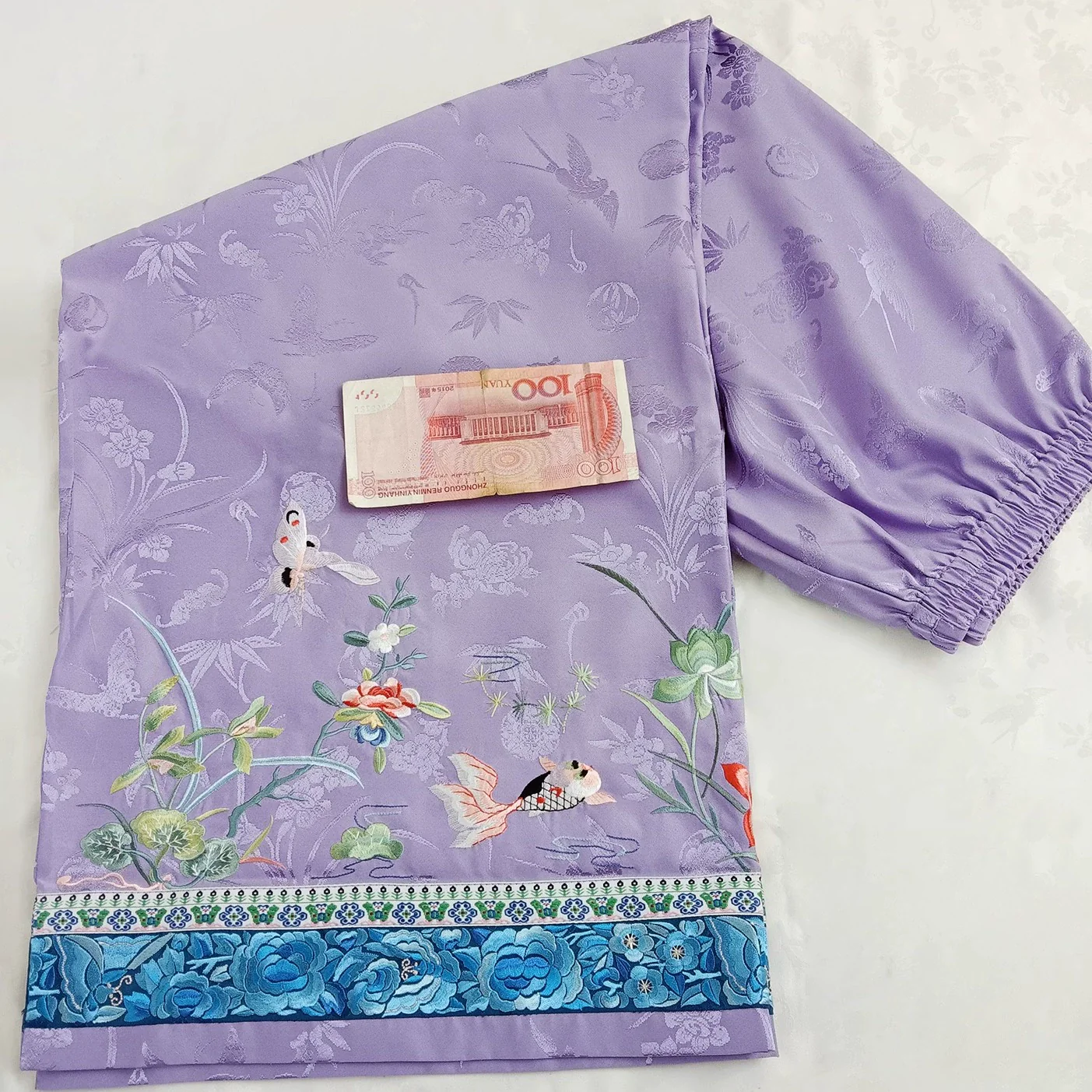 Xiao Jinyu 小金玉 Little Golden Pond Qing Dynasty Embroidered Chenku Trousers - Image 4